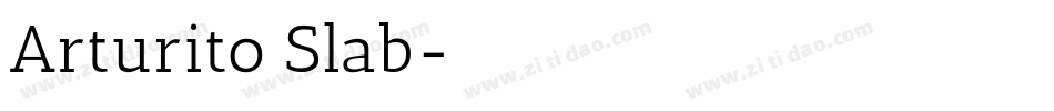 Arturito Slab字体转换